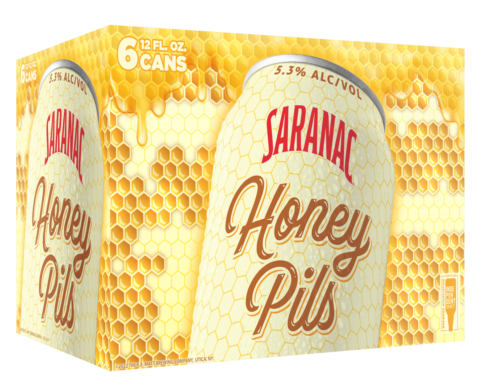 Honey Pils by Saranac Brewery / Matt Brewing Co